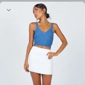 NWOT Princess Polly Arlene Top Blue